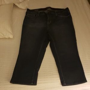 Blue Jean crop pants